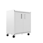 Manhattan Comfort Fortress Modern 30" Rolling Garage Cabinet in White - 3GMCC-WH