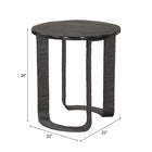 Zuo Divin Side Table Black