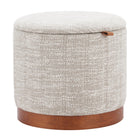 Zuo Fije Storage Ottoman Gray