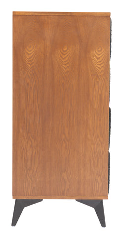 Zuo Zarif Chest Black & Walnut