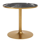 Zuo Batu Dining Table Black & Gold