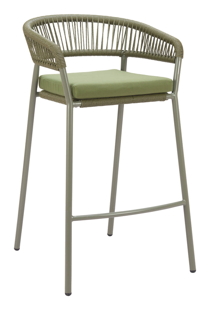 Zuo Skye Barstool (Set of 2) Green