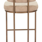 Zuo Velar Counter Stool (Set of 2) Beige
