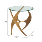 Zuo Sabel Side Table Gold
