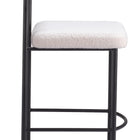 Zuo Livorno Counter Stool (Set of 2) Ivory