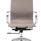 Zuo Glider High Back Office Chair Taupe