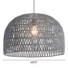 Zuo Paradise Ceiling Lamp Gray
