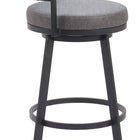 Zuo Gimsby Swivel Barstool Gray