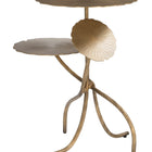 Zuo Mavro Accent Table Brass