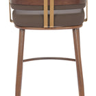 Zuo Brew Barstool Brown & Walnut