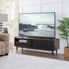 Manhattan Comfort Duane Mid-Century Modern 4-Piece Living Room Set in Black