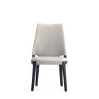 Manhattan Comfort Kara Modern 6-Piece Dining Chair Set in Light Gray