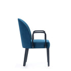 Manhattan Comfort Hillman Modern 6-Piece Dining Chair Set in Blue
