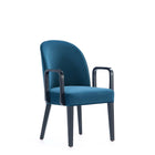 Manhattan Comfort Hillman Modern 6-Piece Dining Chair Set in Blue