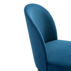 Manhattan Comfort Hillman Modern 6-Piece Dining Chair Set in Blue
