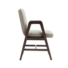 Manhattan Comfort Stella Modern Velvet Wood Armchair in Champagne - Set of 4