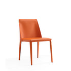 Manhattan Comfort Paris Modern 6-Piece Dining Chair Set in Coral