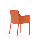 Manhattan Comfort Paris Modern 6-Piece Dining Chair Set in Coral