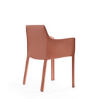 Manhattan Comfort Paris Modern 6-Piece Dining Chair Set in Clay