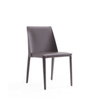 Manhattan Comfort Paris Modern 6-Piece Dining Chair Set in Gray
