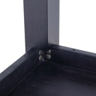 Manhattan Comfort Carrington and Rockaway Modern Industry Chic 5-Piece Dining Set in Light Gray and Black