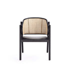 Manhattan Comfort Hathaway and Versailles Modern Industry Chic 5-Piece Dining Set in Black and Natural