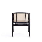 Manhattan Comfort Hathaway and Versailles Modern Industry Chic 5-Piece Dining Set in Black and Natural