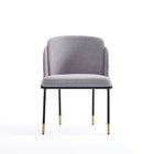 Manhattan Comfort Flor and Hathaway Modern Industry Chic 5-Piece Dining Set in Gray and Black