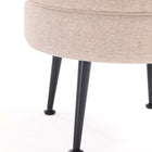 Manhattan Comfort Bailey Mid-Century Modern 1-Piece Accent Ottoman in Blue, Gray, Wheat and Sage Green - 4-OT003-BK