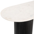 Zuo Izola Console Table White & Black