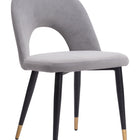 Zuo Menlo Dining Chair (Set of 2) Gray