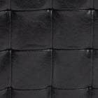 Baxton Studio Siskal Black Modern Cube Ottoman (Set of 2)