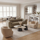 Zuo Reyes Coffee Table Set (2-Piece) Natural & Black