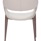 Zuo Limay Dining Chair (Set of 2) Beige & Walnut