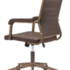 Zuo Auction Office Chair Espresso
