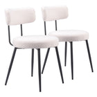 Zuo Blanca Dining Chair (Set of 2) Ivory