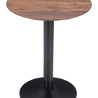 Zuo Alto Bistro Table Brown & Black