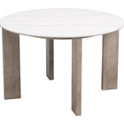 Zuo Oceanveil Round Dining Table White