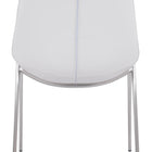 Zuo Magnus Dining Chair (Set of 2) White & Silver