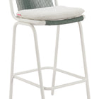 Zuo Luft Barstool (Set of 2) White & Green