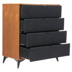 Zuo Zarif Chest Black & Walnut