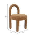 Zuo Curco Dining Chair (Set of 2) Brown