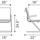 Zuo Lider Plus Conference Chair (Set of 2) White