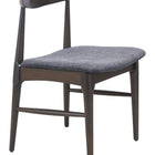 Zuo Tuzka Dining Chair (Set of 2) Gray & Espresso