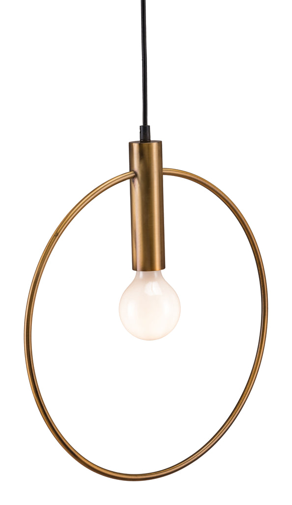 Zuo Irenza Ceiling Lamp Brass