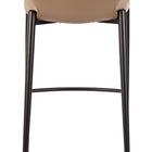 Zuo Lino Barstool (Set of 2) Taupe