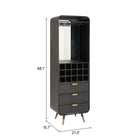 Zuo Magara Bar Cabinet Black