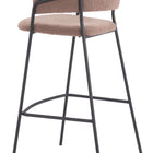 Zuo Josephine Barstool (Set of 2) Brown