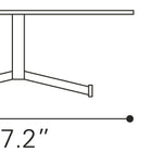 Zuo Mazzy Coffee Table Brown