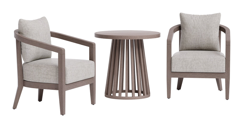 Zuo Viola Patio Seating Set Brown